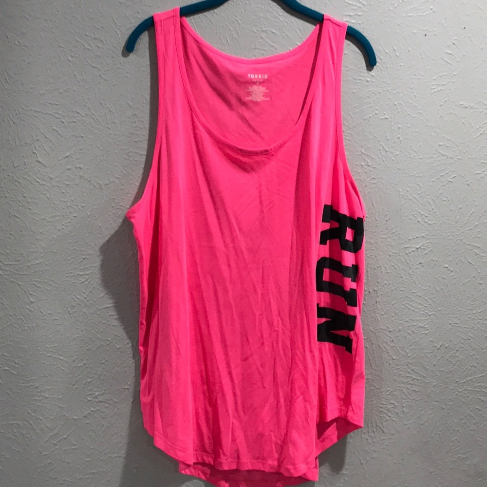 Torrid tank top neon pink